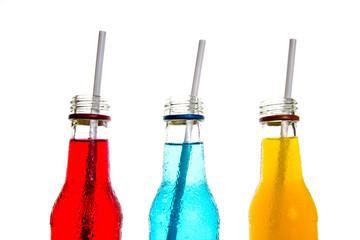 close up cool colorful drink