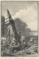 Erecting a Menhir. Date: BC