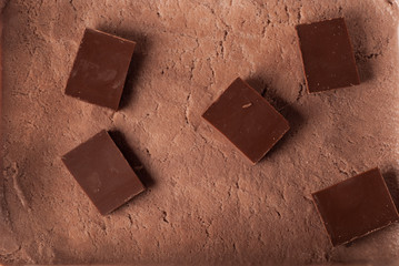 Chocolate ice cream full screen,