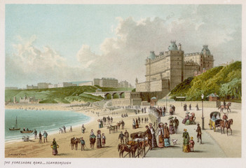 Scarborough Beach. Date: circa 1890