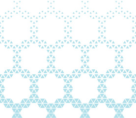 geometric hexagon seamless vector triangle halftone pattern background
