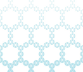 geometric hexagon seamless vector triangle halftone pattern background