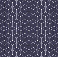 Fototapeta premium sacred geometry grid graphic deco hexagon pattern