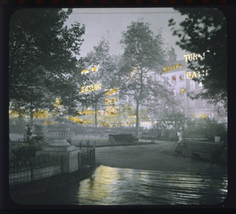 Leicester Square - Lantern. Date: 1910