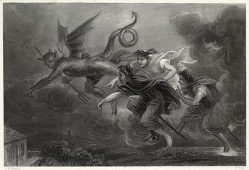 Devil and Witches 1839. Date: 1839 - 162384204