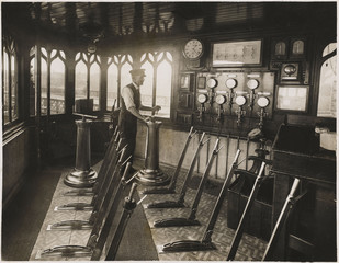 Signals at Blackfriars. Date: 1920s