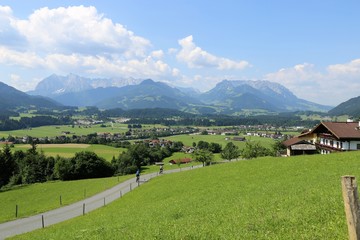 Blick auf Kössen, Tirol