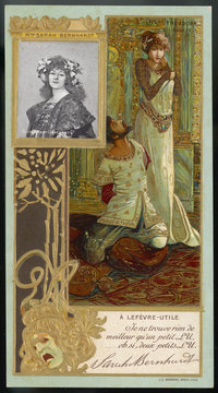 Bernhardt As Theodora. Date: 1844 - 1923