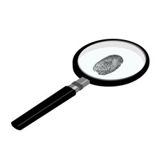 Fingerprint magnifying glass