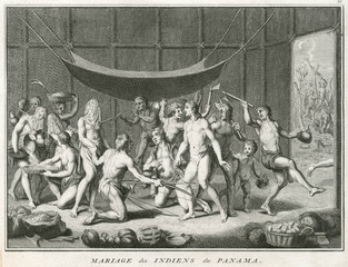 Marriage Ceremony Panama. Date: 1726