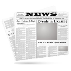 Fototapeta premium newspaper vector illustration