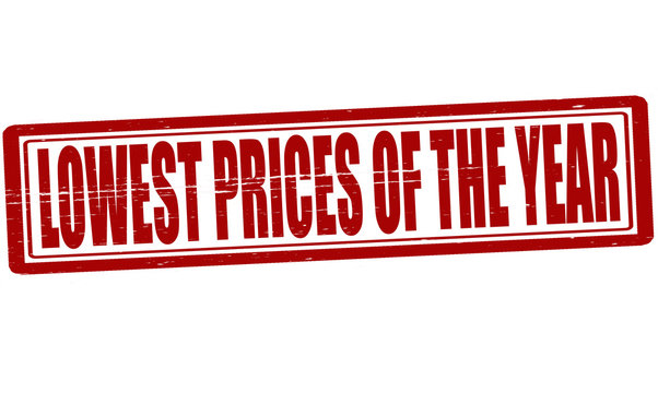 Lowest prices of the year