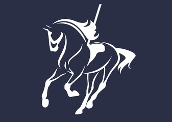 cheval stylisé
