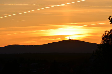 Sunset im Harz