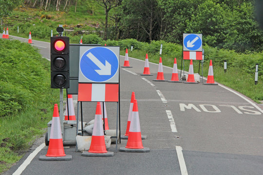 travaux sur la chauss&eacute;e