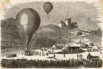 Ballon-Poste 1871. Date: January 1871