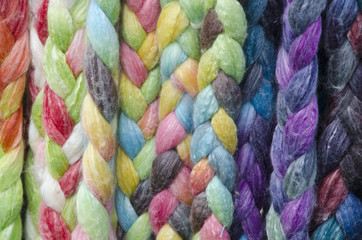 Braids of Hand Spun Wool