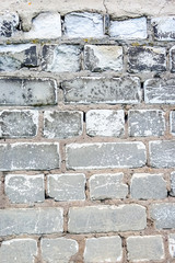 Old bricks wall background texture for design.