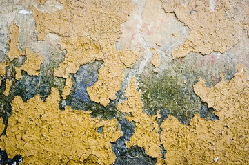 Closeup abstract old wall background. Grunge concrete wall texture for design.