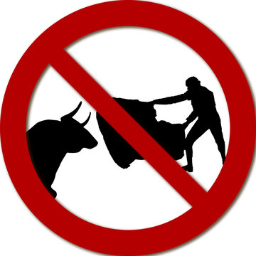 Prohibido torear.
Deseo de una parte de la poblaci&oacute;n de suprimir las corridas de toros.
