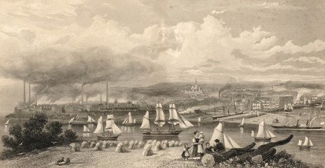 Industrial Landscape. Date: circa 1840