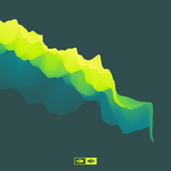Abstract Background. Dynamic Effect. Futuristic Technology Style. Motion Vector Illustration.