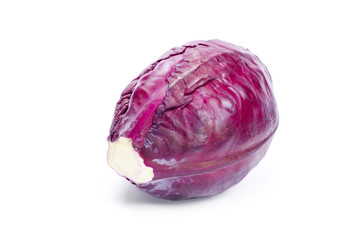 Fototapeta premium A head of purple cabbage