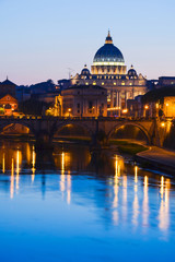 Fototapeta na wymiar Bazylika św. Piotra w Watykanie 