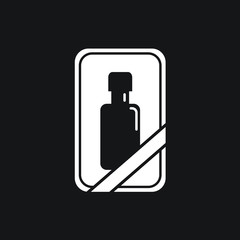 Gift bottle icon.