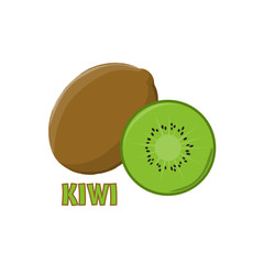 Obraz premium Logo Kiwi vector farm design