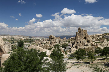 Fototapeta na wymiar View of Cappadocia in Turkey