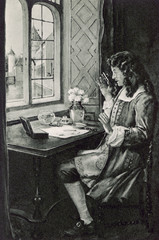 Fototapeta na wymiar Science - Leeuwenhoek. Date: 1632 - 1723