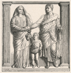 Roman Couple Separate