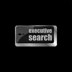 executive search button on the keyboard close-up