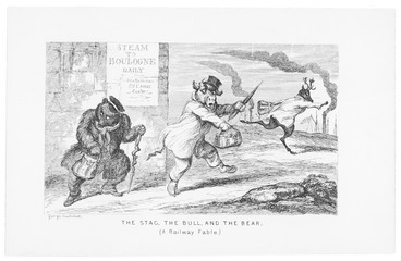 Fototapeta na wymiar Mania - Fleeing. Date: 1847