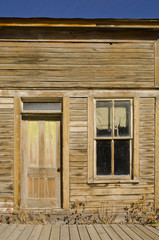 Obraz na płótnie Canvas Ghost Town Windows and Doors