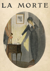 Murder - Poison - Woman - 1910. Date: circa 1910