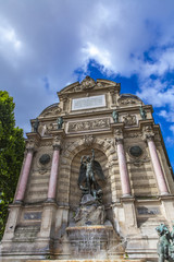 Fontaine Saint Michel in Paris
