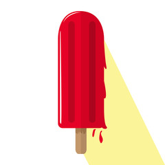 Isolated popsicle icons on a white background, Vector illustration