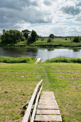 River Venta at Skrunda, Latvia.