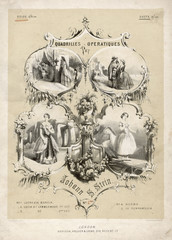 19th century opera quadrilles. Date: 19th century