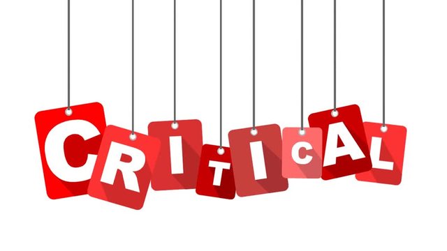 red flat animation critical