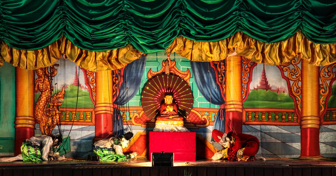 Myanmar - Marionetten in Bagan
