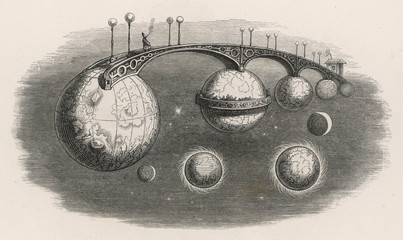 Bridge Across Space. Date: 1841