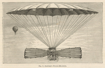 Leturr's birdman project. Date: 1854