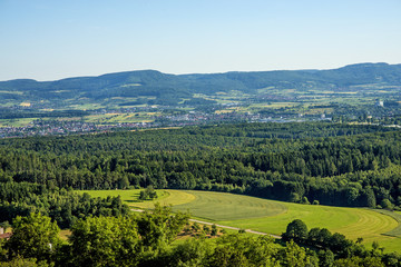 Fototapeta premium Panoramablick zur Schwäbischen Alb