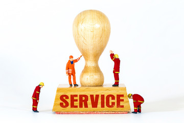 Service, Stempel