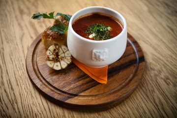 Beet soup borscht