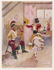 Carmen - Don Jose - Bull. Date: 1875