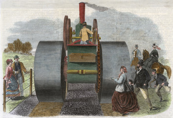 Roller (Hyde Park). Date: 1866